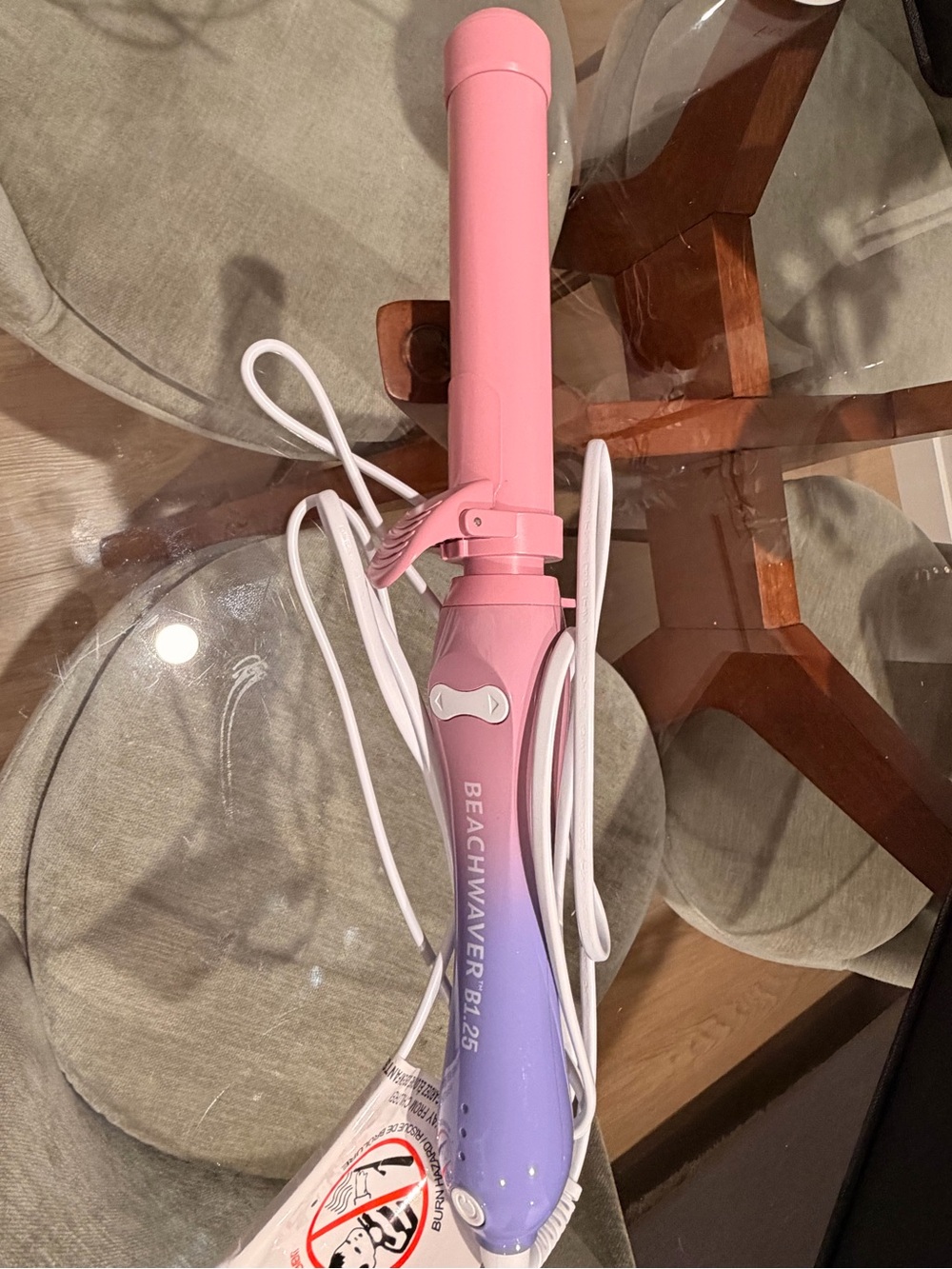 BEACHWAVER Pink to Lavender 1.25" Curling Iron - Women Hair Styling